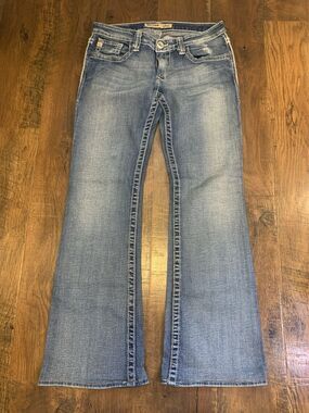 Big Star Sweet Ultra Low-rise Y2K Bootcut Jeans Size 29L